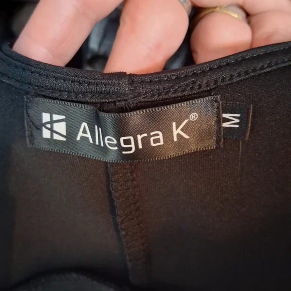 Allegra K Black Dress Medium - Picture 4 of 5